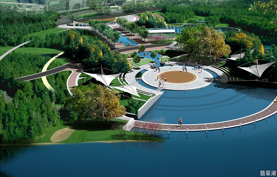合肥翡翠湖景观规划设计方案